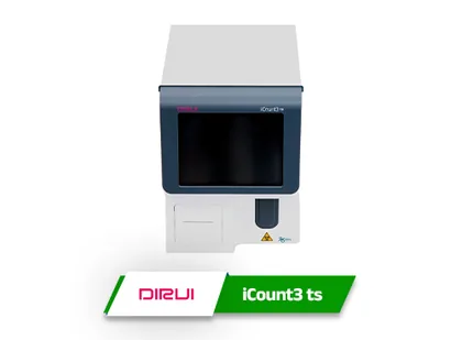 Dirui iCount3 TS - Hematology Analyzer integrated with Lisfi LIMS